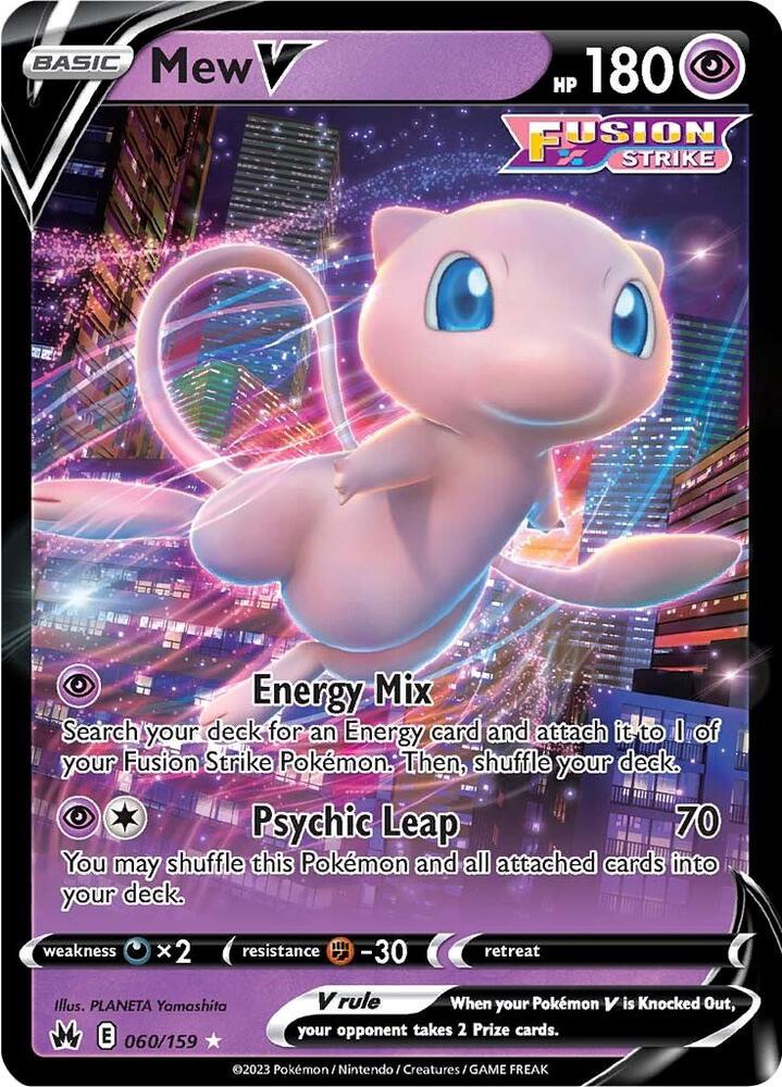 Mew V 060/159 carta