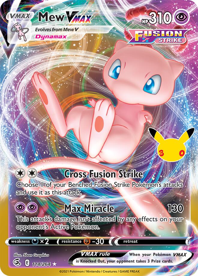 Mew VMAX 114/264 carta