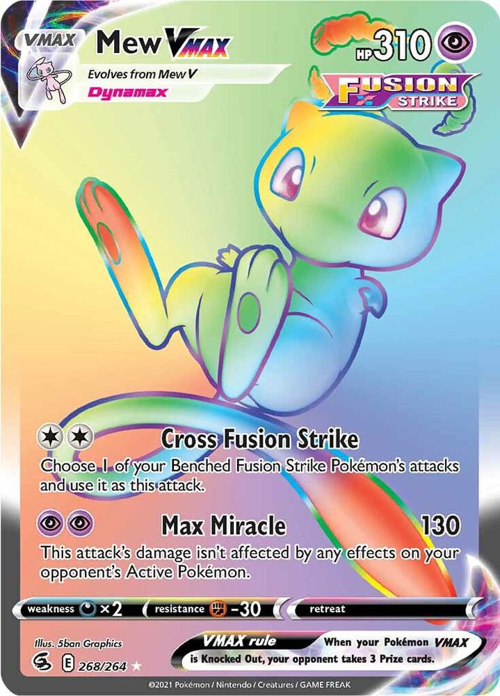 Mew VMAX Secret 268/264