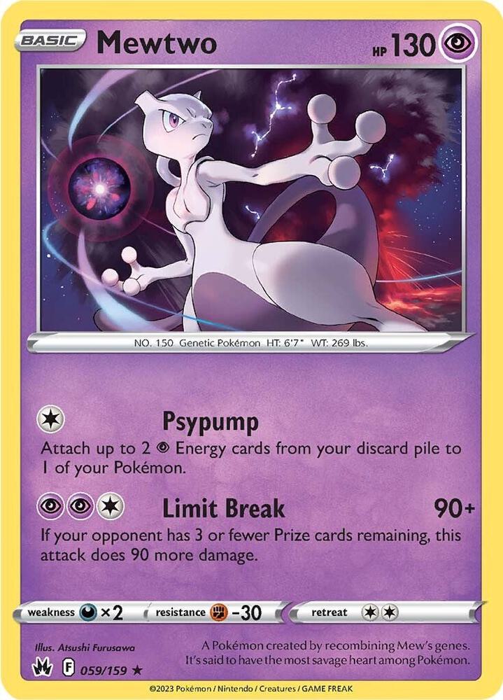 Mewtwo 059/159 card