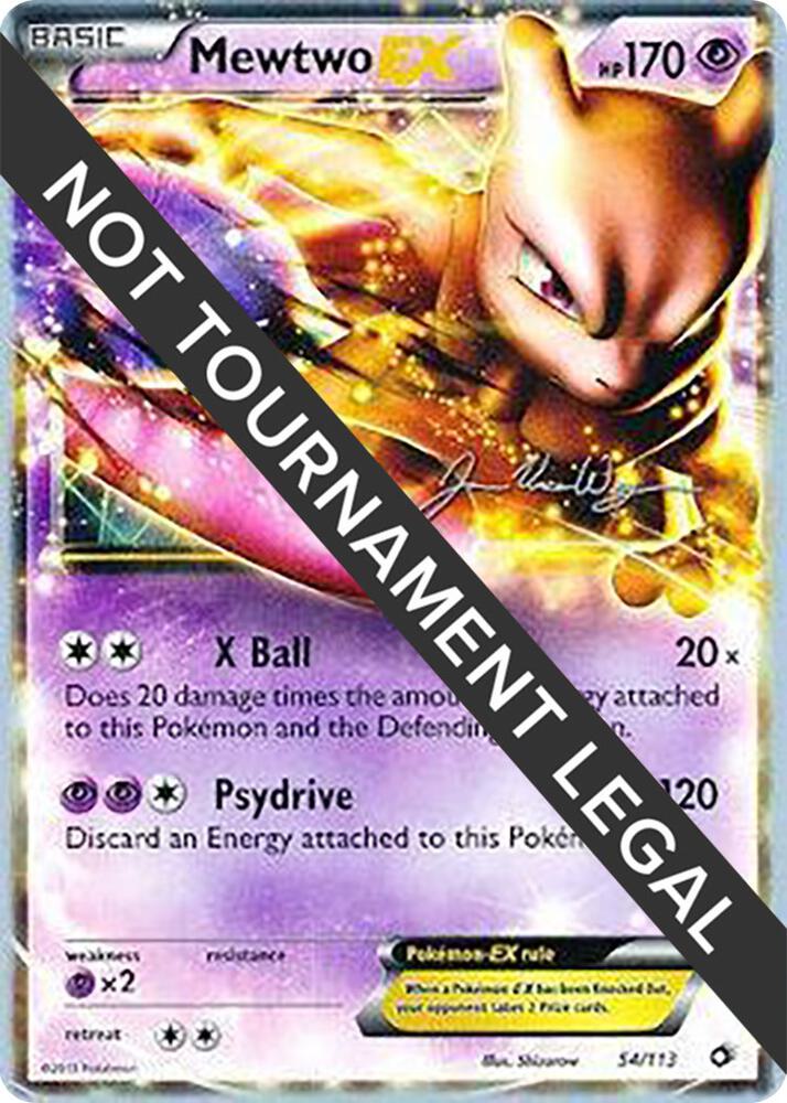 Mewtwo EX 2015 Jacob Van Wagner 54/113 card