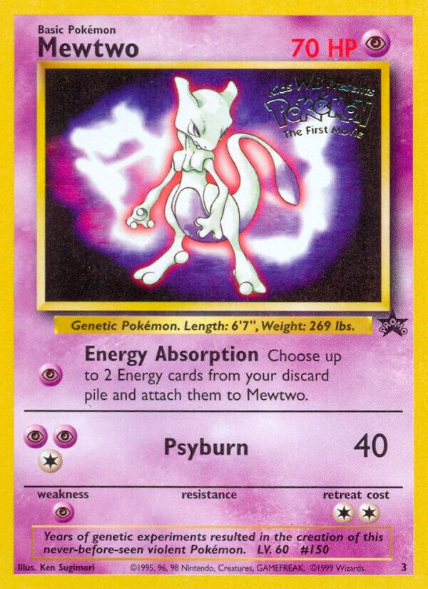 Mewtwo Movie Promo 03/53 card