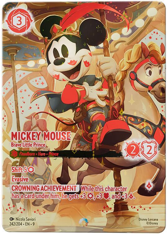 Mickey Mouse Brave Little Prince Iconic 242/204 card