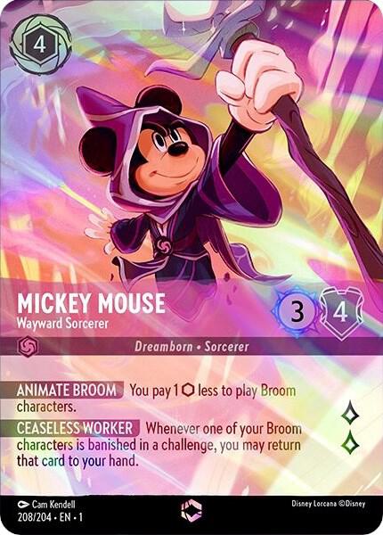 Mickey Mouse Wayward Sorcerer Enchanted 208/204