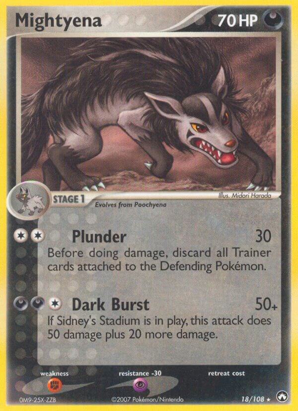 Mightyena 18/108 card