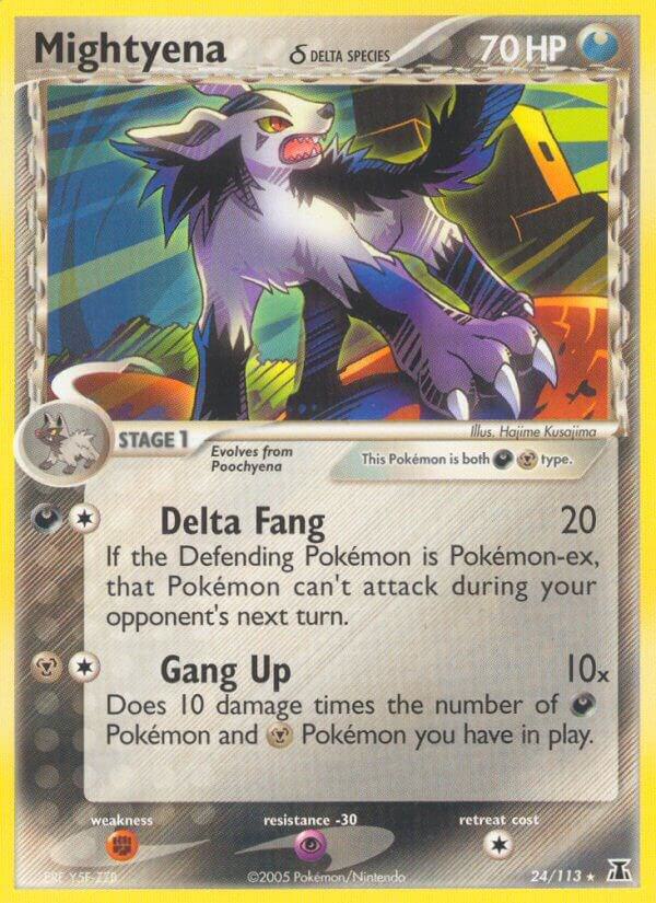 Mightyena Delta Species 24/113 card