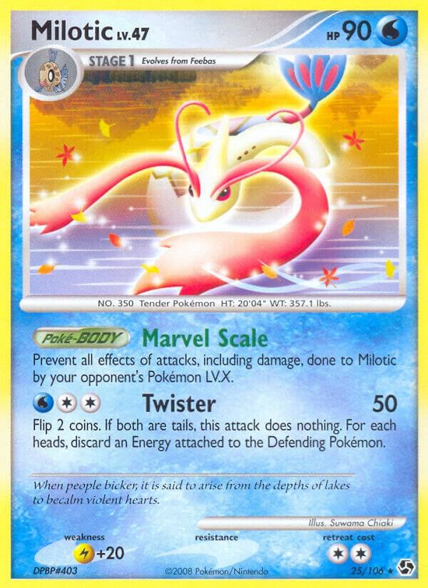 Milotic 25/106 card
