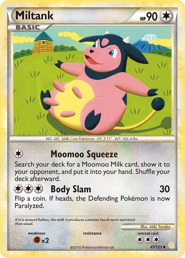 Miltank 47/123 carta