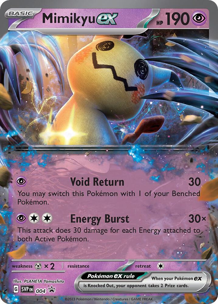 Mimikyu EX 4 109/088 card