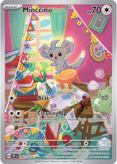 Minccino 182/162 card