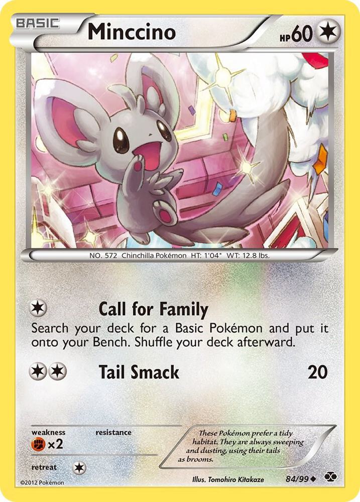 Minccino 84/99 card