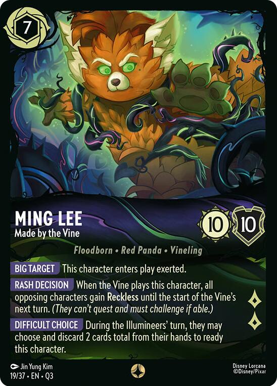 Ming Lee Made by the Vine 19/37 carta