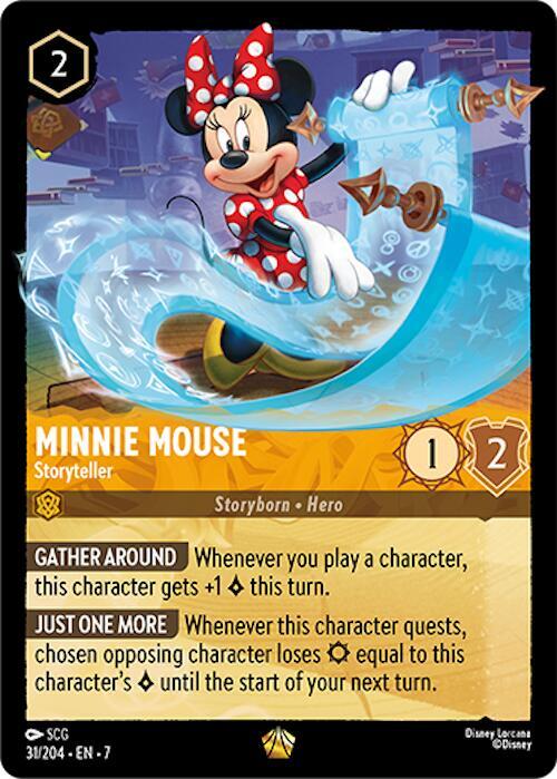 Minnie Mouse Storyteller 31/204 card