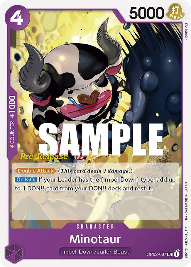 Minotaur OP02-087 card