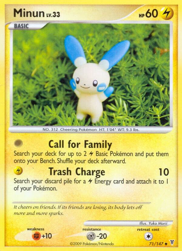 Minun 71 card