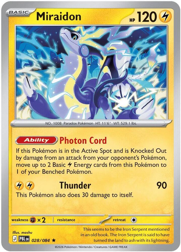 Miraidon 028/084 card