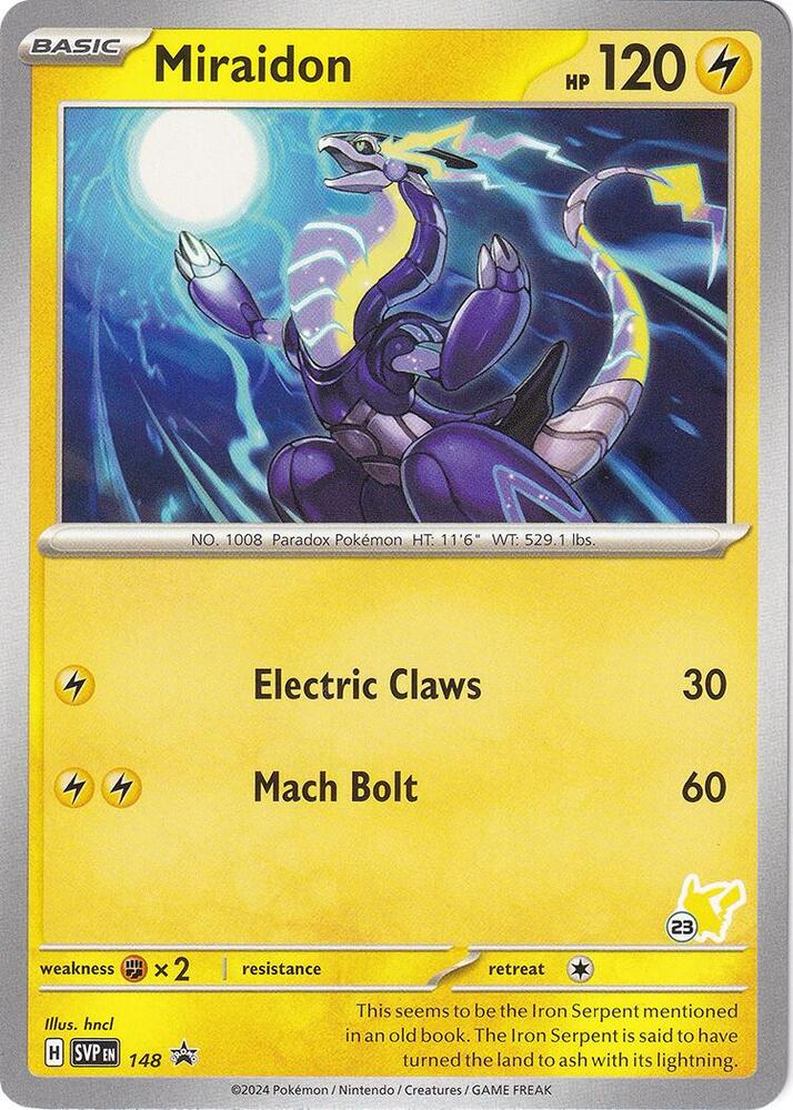Miraidon Pikachu 23 148 card