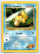 Mistys Psyduck W Stamped 054/132 card