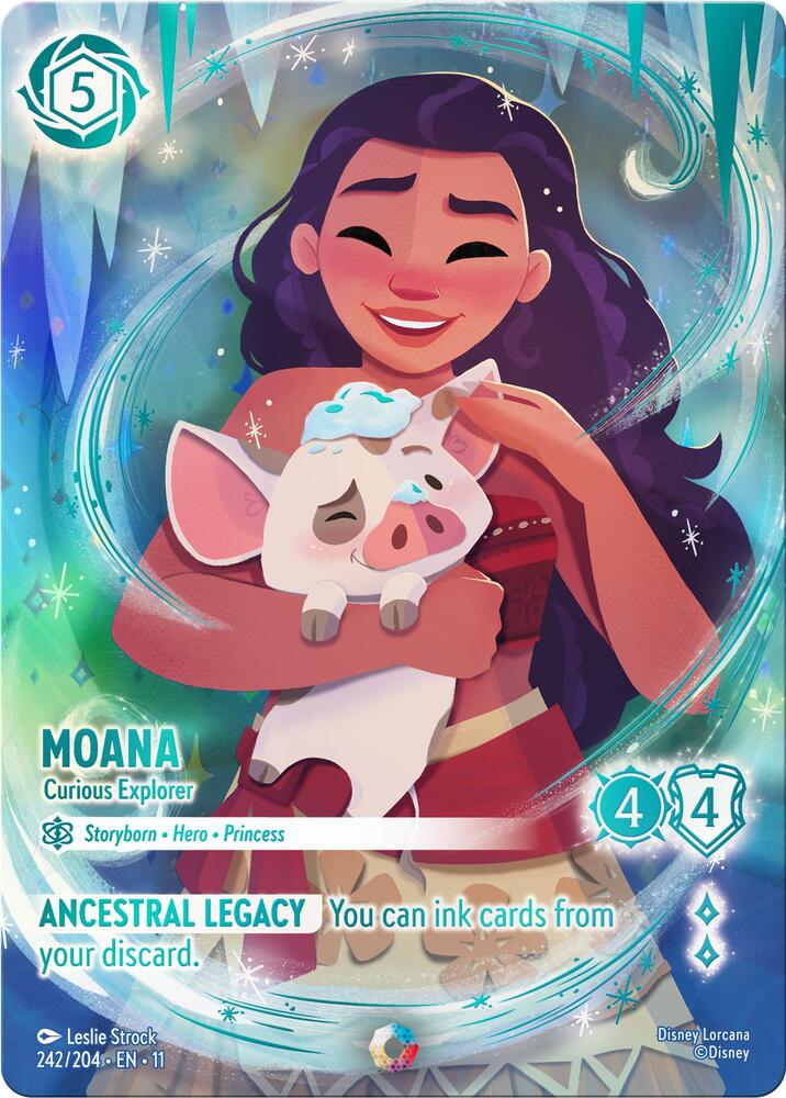 Moana Curious Explorer Iconic 242/204 card