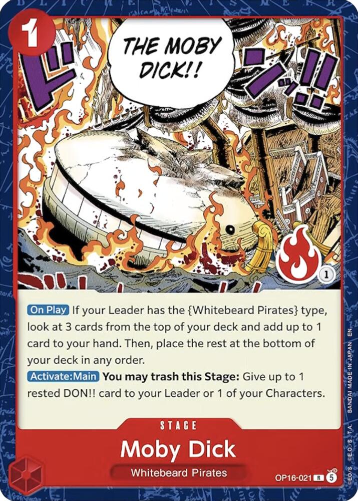 Moby Dick Ace Deck OP16-021 card