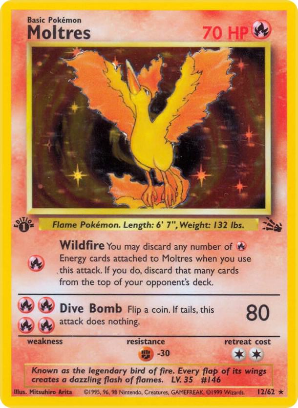 Moltres 12/62 card