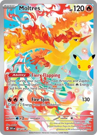 Moltres 130/128 card