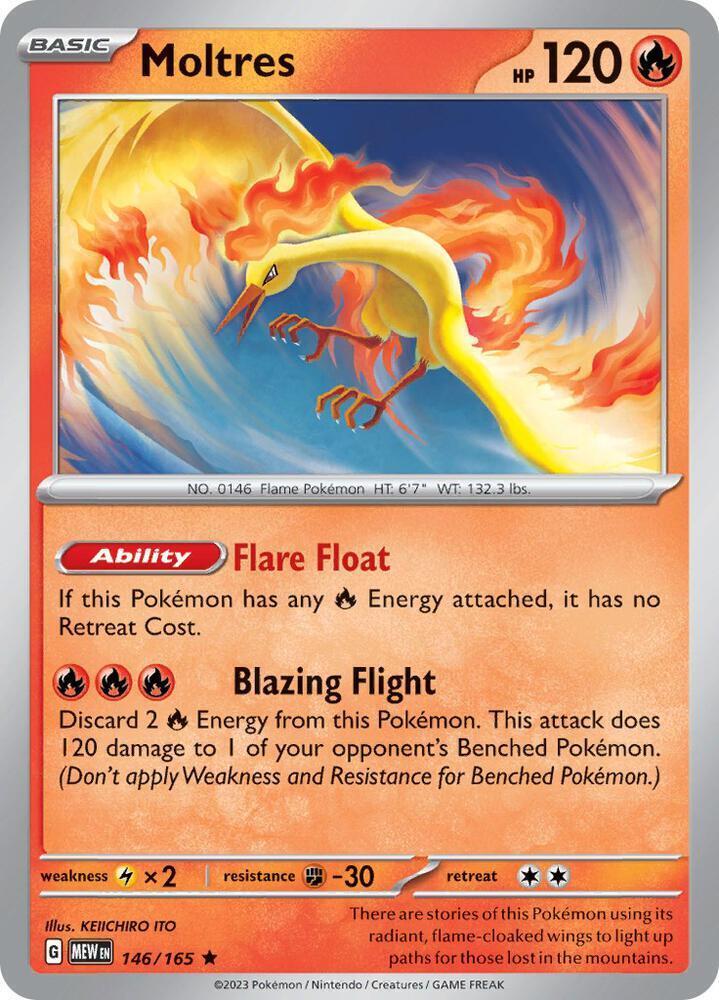 Moltres 146 165 card
