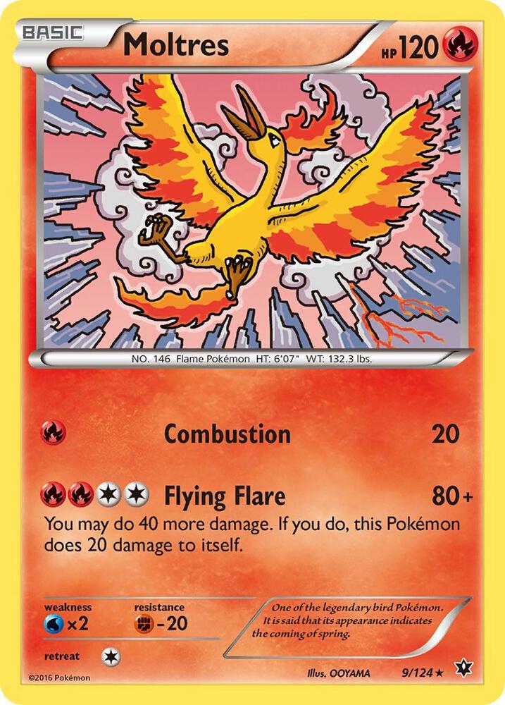 Moltres 9/124 card