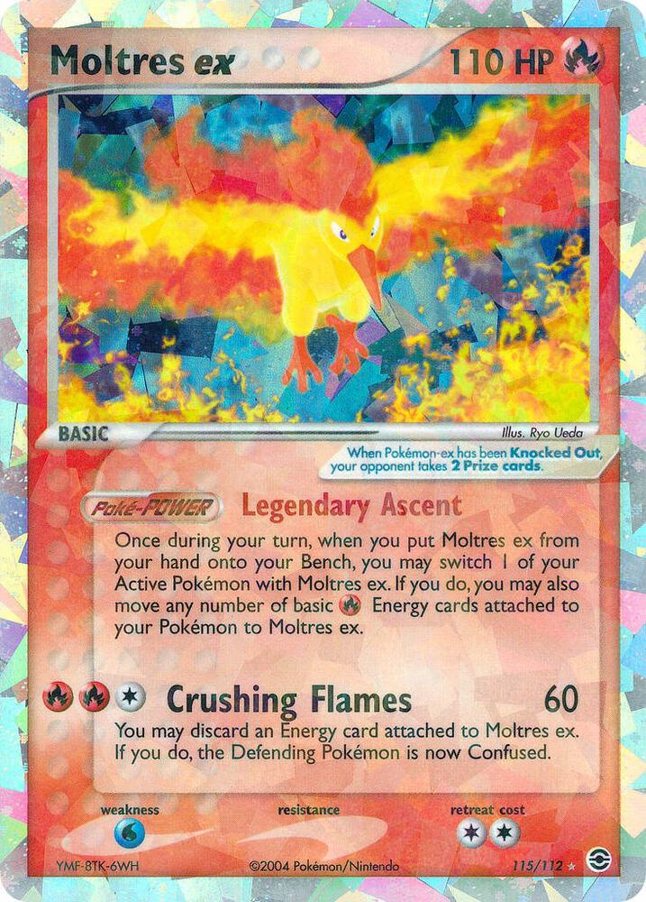 Moltres ex 115/112 card