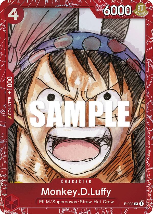 Monkey.D.Luffy (Premium Card Collection -ONE PIECE FILM RED Edition-) P-022 card