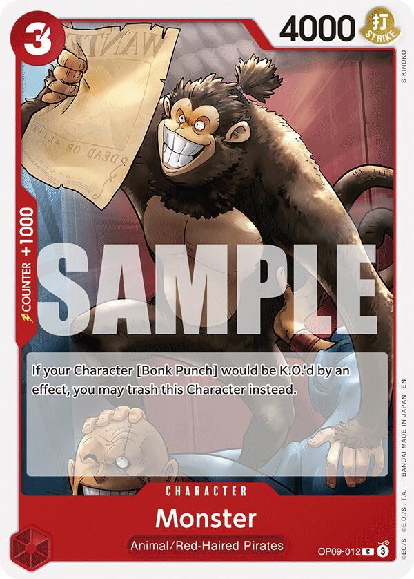 Monster Reprint OP09-012 carta