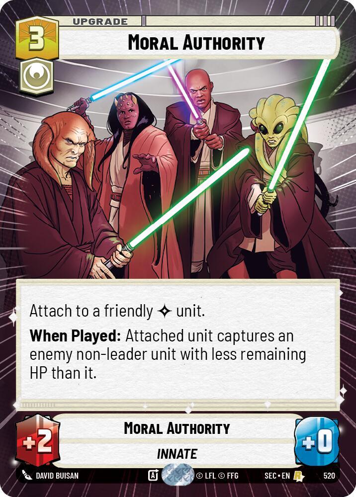 Moral Authority Hyperspace 520 card