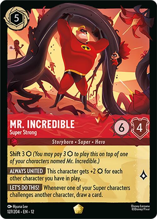 Mr Incredible Super Strong 127/204 carta