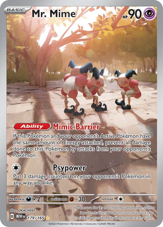 Mr. Mime 179/165 card