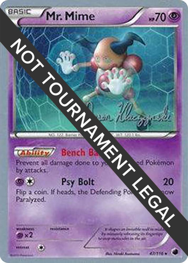 Mr Mime 2013 Jason Klaczynski 47/116 card