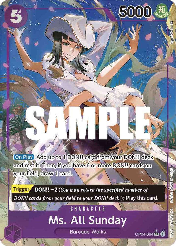 Ms All Sunday Alternate Art OP04-064