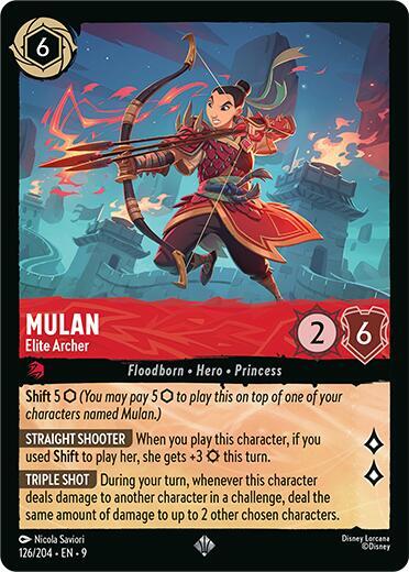 Mulan Elite Archer 126/204 carta