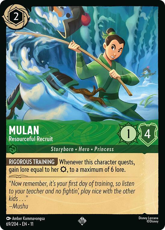 Mulan Resourceful Recruit 69/204