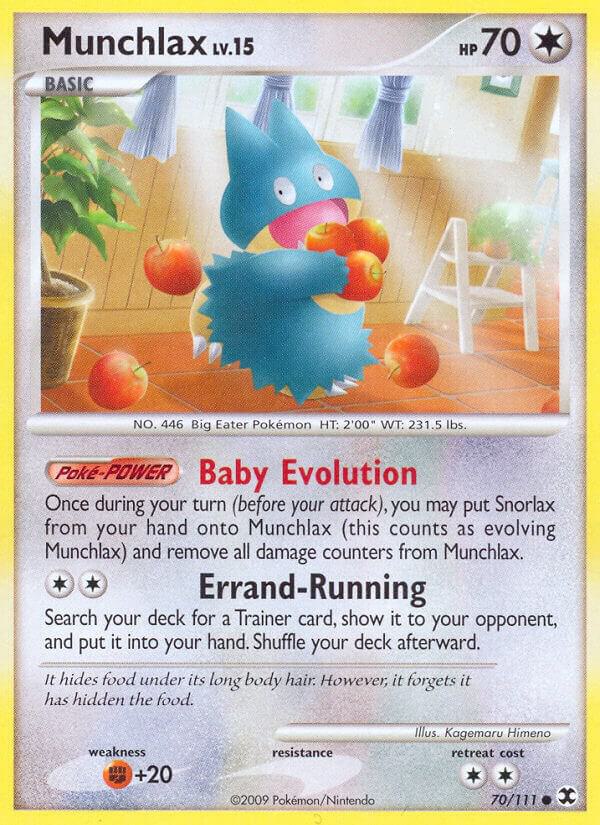 Munchlax 70 70/111 card