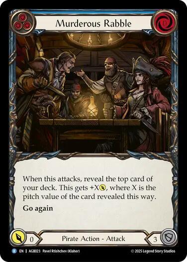 Murderous Rabble AGB023 card