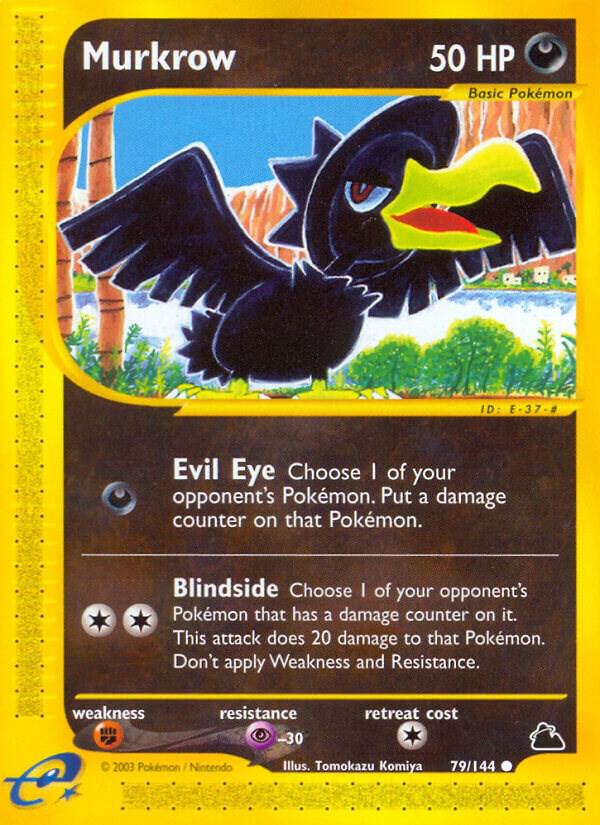 Murkrow 079/144 card