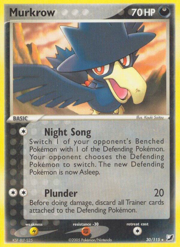 Murkrow 30/115 card