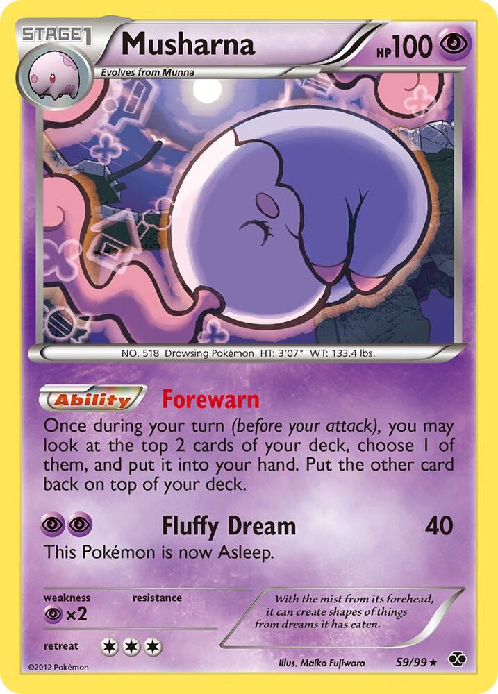 Musharna 59/99 card