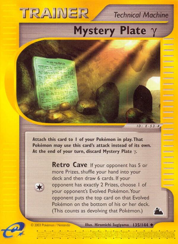 Mystery Plate Gamma 135/144 card