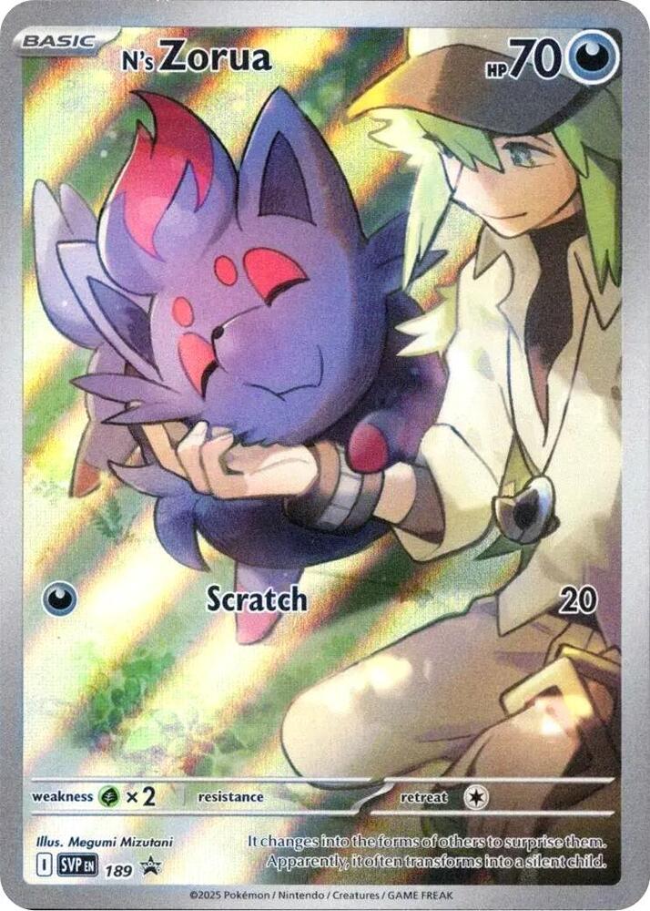 N's Zorua 189 card
