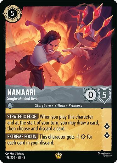 Namaari Single Minded Rival 198/204 carta