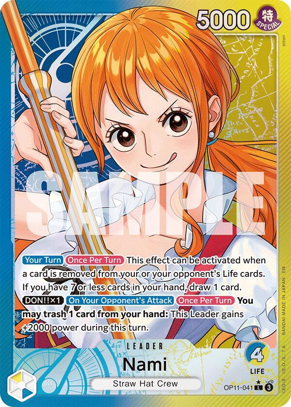 Nami 041 Alternate Art OP11-041 card