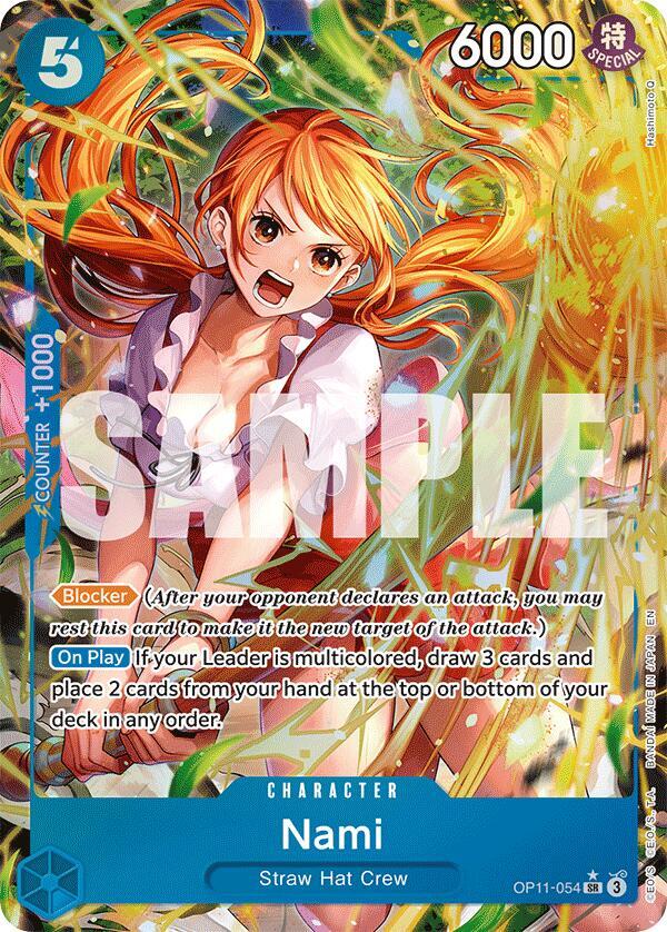 Nami 054 Alternate Art OP11-054 card