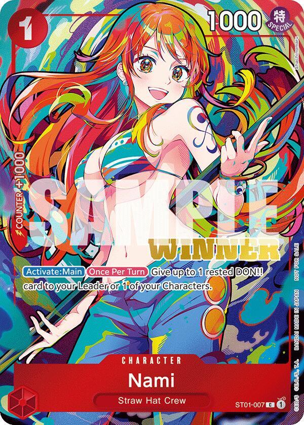 Nami 2025 New Year Event Winner ST01-007