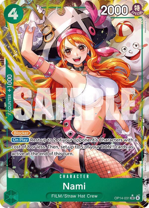 Nami Alternate Art OP14-031 carta
